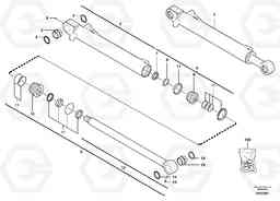 7011 Bucket cylinder EC45 TYPE 284, Volvo Construction Equipment