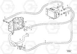 37470 Hydraulic system, feed and return lines 3rd function. L110E S/N 1002 - 2165 SWE, 60001- USA,70201-70257BRA, Volvo Construction Equipment