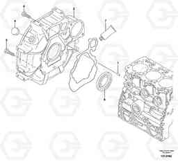 69460 Flywheel housing ECR28 TYPE 601, Volvo Construction Equipment