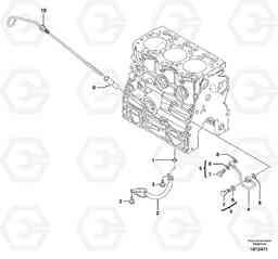 75163 Lubricating oil system ECR28 TYPE 601, Volvo Construction Equipment