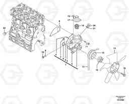 72065 Water pump ECR28 TYPE 601, Volvo Construction Equipment