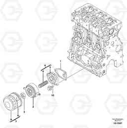 7090 Oil filter ECR38 TYPE 602, Volvo Construction Equipment