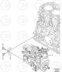 81454 Injection pump ECR38 TYPE 602, Volvo Construction Equipment