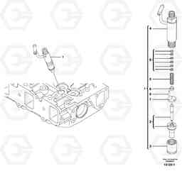34845 Injector MC60B S/N 71000 -, Volvo Construction Equipment