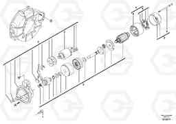 14171 Starter motor ECR38 TYPE 602, Volvo Construction Equipment