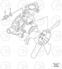 9732 Thermal switch ECR38 TYPE 602, Volvo Construction Equipment