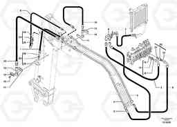 68561 Hydraulic circuit ( double-acting ) ECR38 TYPE 602, Volvo Construction Equipment