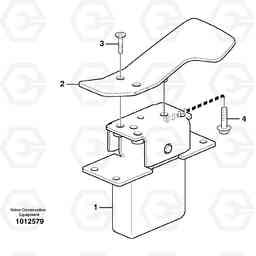 7455 Pedal BL70, Volvo Construction Equipment