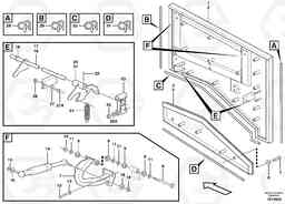 57718 Top plate, side hatches, rear L120E S/N 16001 - 19668 SWE, 64001- USA, 70701-BRA, Volvo Construction Equipment