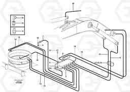 41348 Central lubrication. slewing, mono boom EW160B, Volvo Construction Equipment