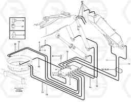 41935 Central lubrication. slewing, adjustable boom EW160B, Volvo Construction Equipment