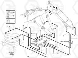 15757 Central lubrication. slewing, adjustable boom EW140B, Volvo Construction Equipment