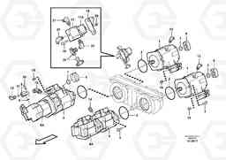 95472 Hydraulic pump with fitting parts A35D, Volvo Construction Equipment