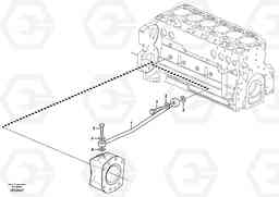 13668 Lubricating oil system EW145B, Volvo Construction Equipment