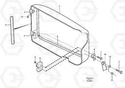 22825 Filter cover L180E S/N 8002 - 9407, Volvo Construction Equipment
