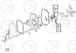 23032 Enclosed cab front door (optional) MC70, Volvo Construction Equipment