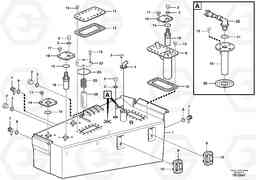 49565 Hydraulic oil tank A40D, Volvo Construction Equipment