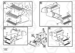 8210 Foot step BL61, Volvo Construction Equipment