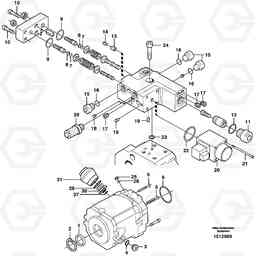 73680 Hydraulic pump EW200B, Volvo Construction Equipment
