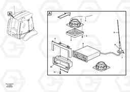 39709 Radio bracket BL70, Volvo Construction Equipment