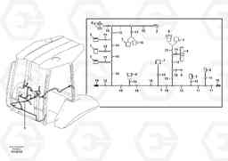 6978 Cable harness, panel BL61, Volvo Construction Equipment