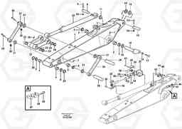 100674 Dipper arm incl. connect. EW160B, Volvo Construction Equipment