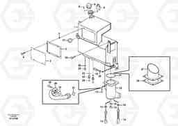 43056 Hydraulic oil tank BL60, Volvo Construction Equipment