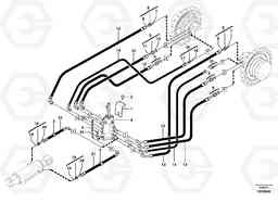 67577 Hydraulic circuit ( lower frame ) ECR28 TYPE 601, Volvo Construction Equipment