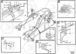 45458 Hydr. equipm. on boom, front, offset EW160B, Volvo Construction Equipment