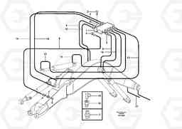 10263 Central lubrication, boom, offset EW160B, Volvo Construction Equipment