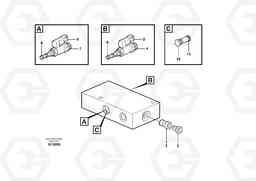 37976 Valve body EW160B, Volvo Construction Equipment