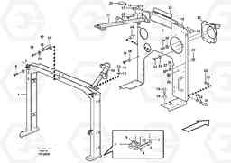 28232 Radiator casing, support L150E S/N 8001 -, Volvo Construction Equipment