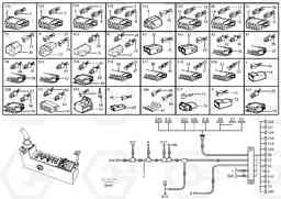 83981 Cable harness, side panel, left EC280 SER NO 1001-, Volvo Construction Equipment