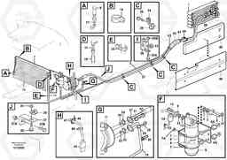 89399 Assembly of hose: evaparator, receiver drier and condenser. L220E SER NO 2001 - 3999, Volvo Construction Equipment