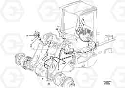 36666 Cable harness, front L70D, Volvo Construction Equipment