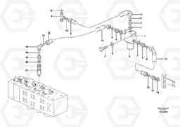 16843 Hydraulic system, X1, 2 step pressure EW140B, Volvo Construction Equipment