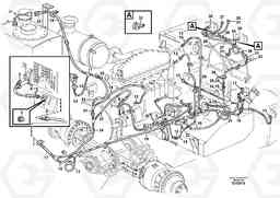 36653 Cable harnesses, rear L70D, Volvo Construction Equipment