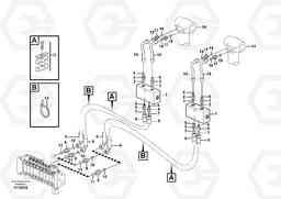 10631 Hydraulic system, stabiliser legs BL61PLUS, Volvo Construction Equipment