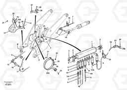 69774 Distribution block, B3. L120C S/N 11319-SWE, S/N 61677-USA, S/N 70075-BRA, Volvo Construction Equipment