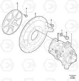 67515 Engine coupling / hydraulic pump ECR28 TYPE 601, Volvo Construction Equipment