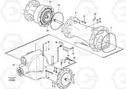 29451 Planet shaft, rear L70E, Volvo Construction Equipment