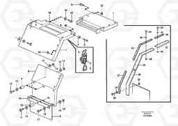 86654 Fender, rear L90D, Volvo Construction Equipment