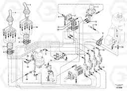 70794 Hydraulic circuit ( low pressure ) ECR28 TYPE 601, Volvo Construction Equipment