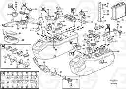 56669 Rocker switch panel EW140B, Volvo Construction Equipment