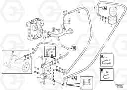 29457 Differential lock, hydraulic line L70E, Volvo Construction Equipment