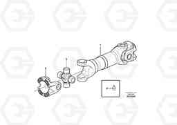 39958 Propellershaft rear L60E, Volvo Construction Equipment