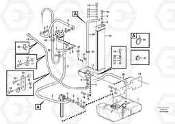 101467 Fuel pipes, fuel tank - injection pump L70E, Volvo Construction Equipment