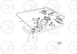 28655 Radio bracket. L70D, Volvo Construction Equipment