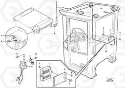 103755 Voltage converter and cable harness for radio. L70D, Volvo Construction Equipment