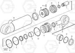 18480 Bucket cylinder BL61, Volvo Construction Equipment